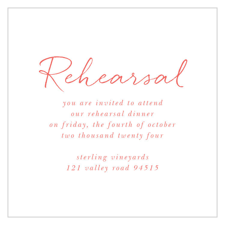 Painted Love Rehearsal Cards