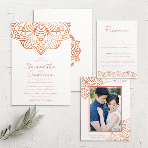 Painted Love Wedding Invitations