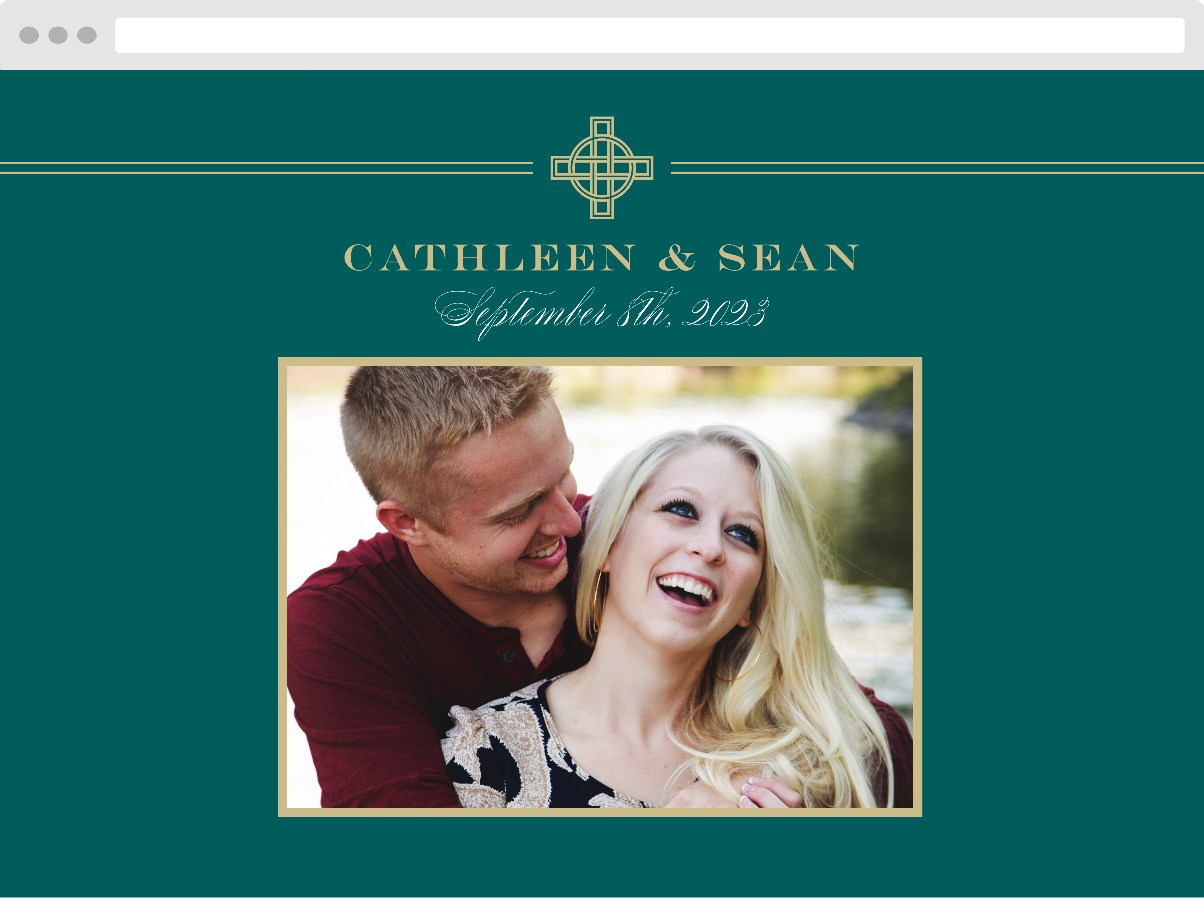 Irish Cross Wedding Website
