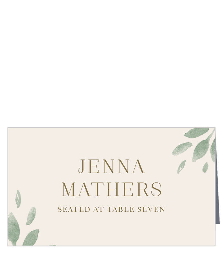 Fairytale Leaves Place Cards