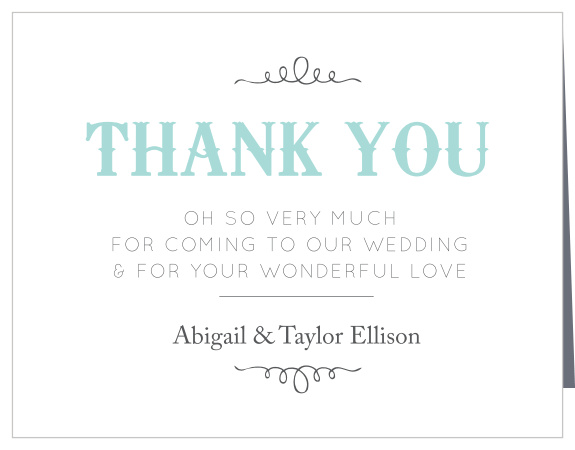 Show your gratitude in the most personal way with this fully customizable whimsical Thank You card.