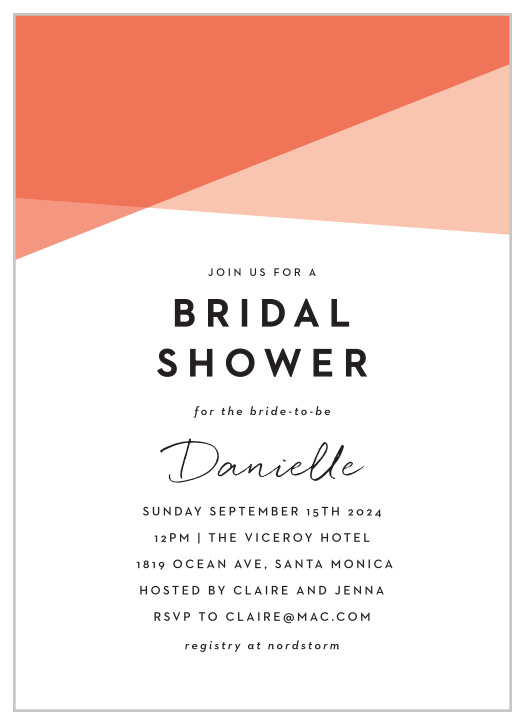 Bridal Shower Invitations & Wedding Shower Invitations | BasicInvite ...