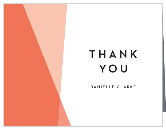 Mod Angles Bridal Shower Thank You Cards are the best way to say all that you could ever need to.