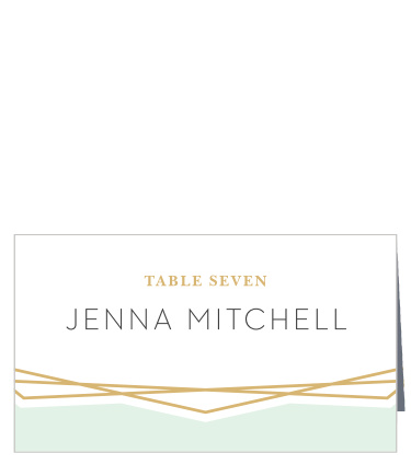 Your guests won't have to worry about finding a place to sit with our Modern Simplicity Place Cards!  
