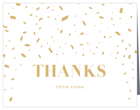 Send your thanks to your party guests with our Fairy Confetti Children's Birthday Party Thank You Cards!