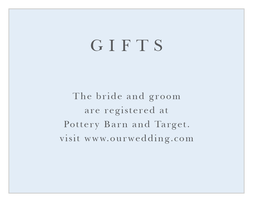 Stained Glass Registry Cards by Basic Invite