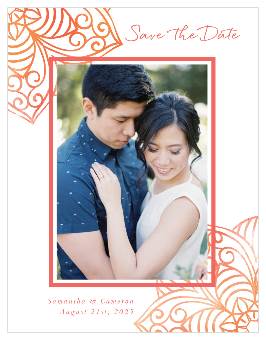 Painted Love Save the Date Cards