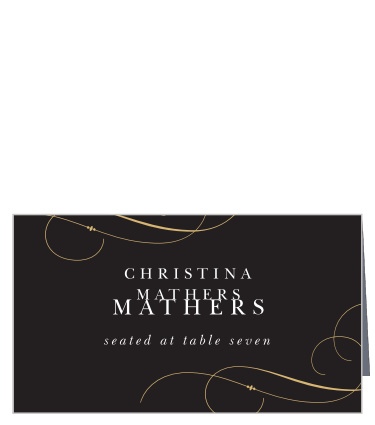 Get your guests to the correct table during your dinner with our Eternal Love Place Cards.