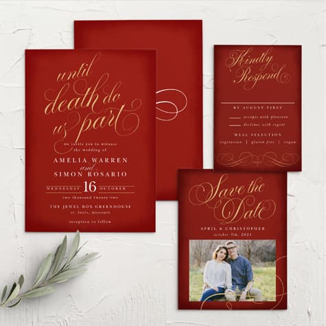 Eternal Love Wedding Invitations