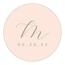 Our soft pink Peony Frame Bridal Shower Stickers are perfect for decorating your invitations or sealing up your envelopes.