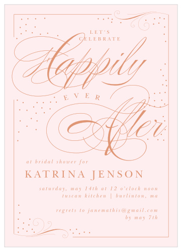 Happy Forever Bridal Shower Invitations ensure you celebrate with those you hold dear.