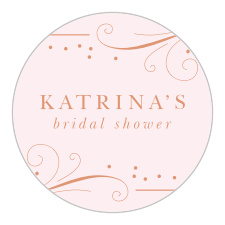 Happy Forever Bridal Shower Stickers are perfect for garnishing stationaries and sealing envelopes.