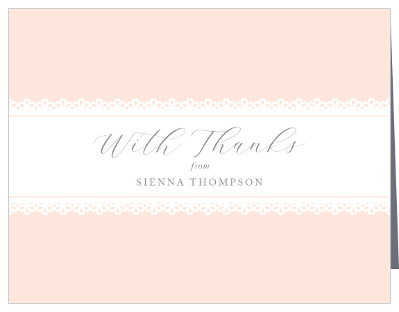 Share your gratitude with our Tea Tag Bridal Shower Thank You Cards!