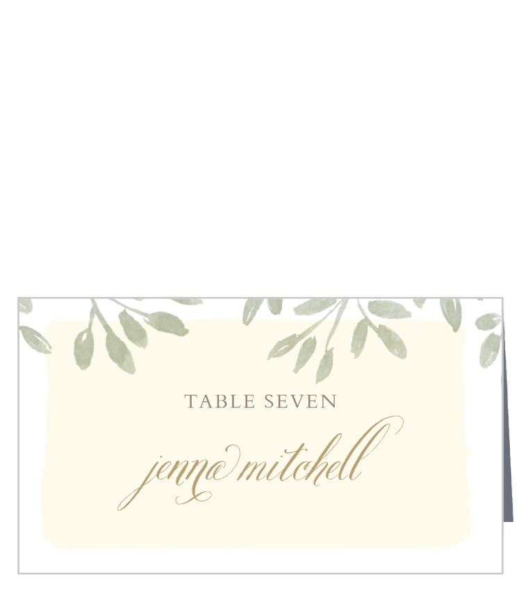 Vines & Leaves Place Cards