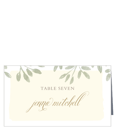 Our Vines & Leaves Place Cards help your guests find their spots when they're at your reception! 
