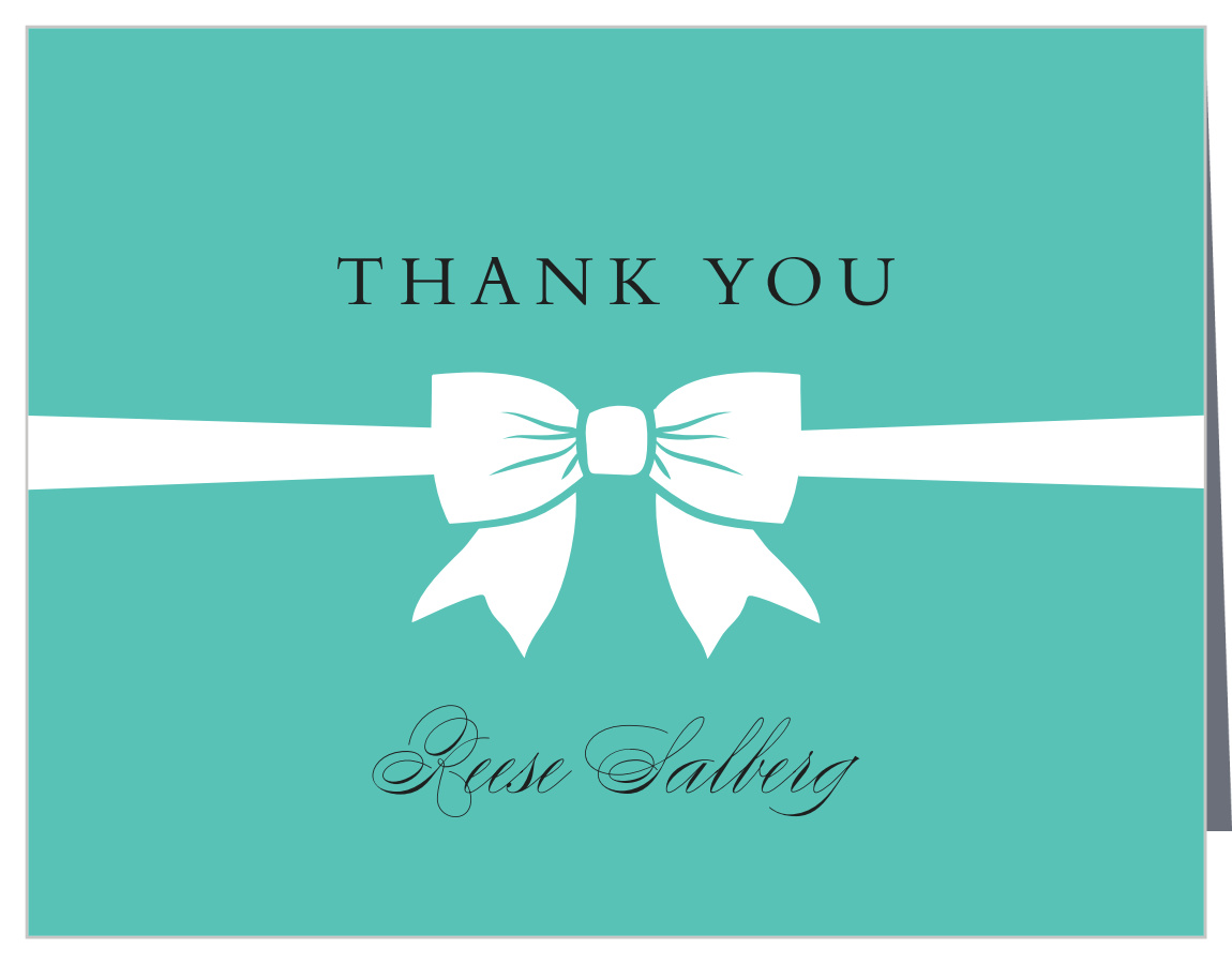 Perfect Bow Bridal Shower Thank You Cards