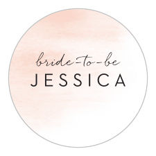Garnish stationaries and seal envelopes with the modern styling of our Modern Watercolor Bridal Shower Stickers.