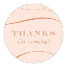 Happily Ever After Bridal Shower Stickers are perfect for garnishing stationaries and sealing envelopes.