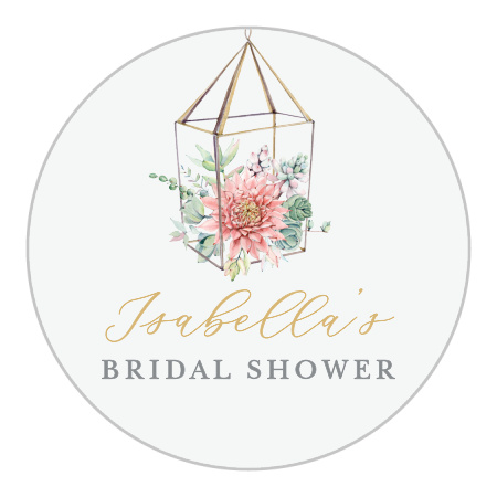 Succulent Brunch Bridal Shower Stickers