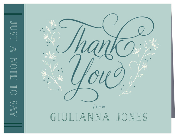 Fairytale Romance Bridal Shower Thank You Cards are the best way to say all that you could ever need to.