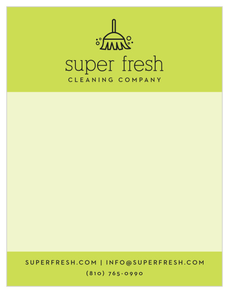 Write in unique handwritten notes to your clients with our Super Clean Business Stationeries.