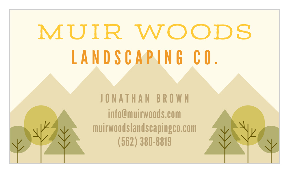 Forest Care Business Cards
