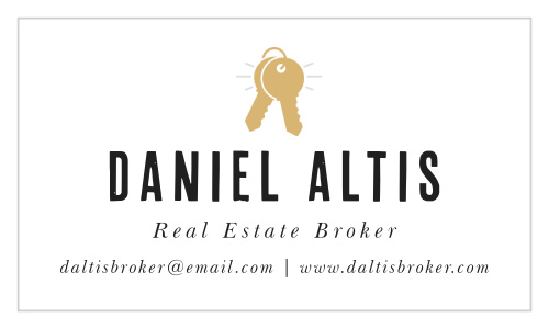 Our Shiny Keys Business Cards are perfect for your real estate business! Add your personalizations to the design and order a set today!