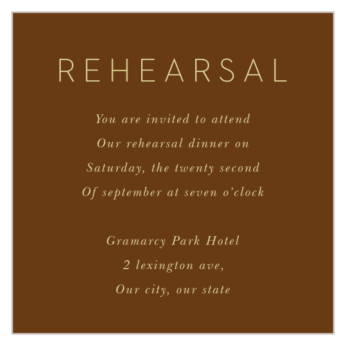 Gather together the people you cherish most with the minimalistic style of our Fall Leaves Rehearsal Cards.