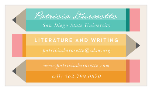 Our Writing Student Business Cards are great for any writing student, tutor, or copywriter.