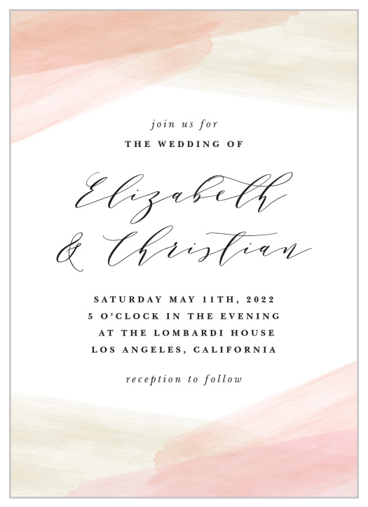 Paint Overlay Save the Date Magnets by Basic Invite