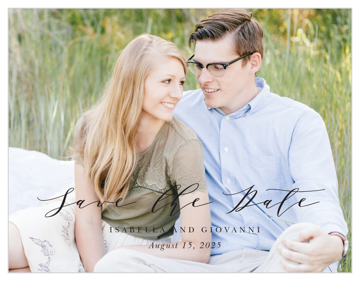 Tuscany Vineyard Save the Date Cards