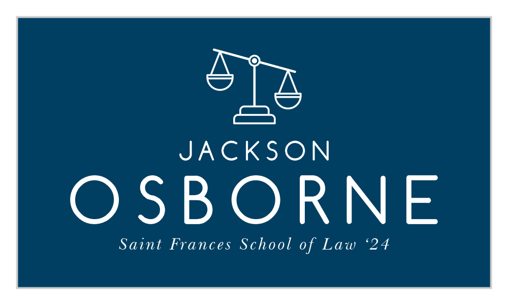 Law Student Business Cards