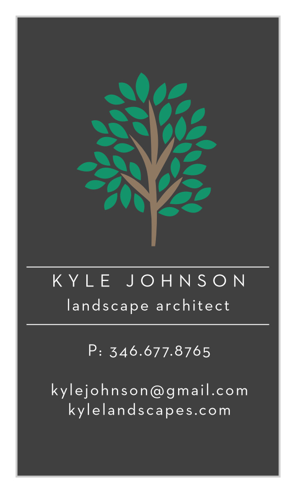 Modern Tree Business Cards