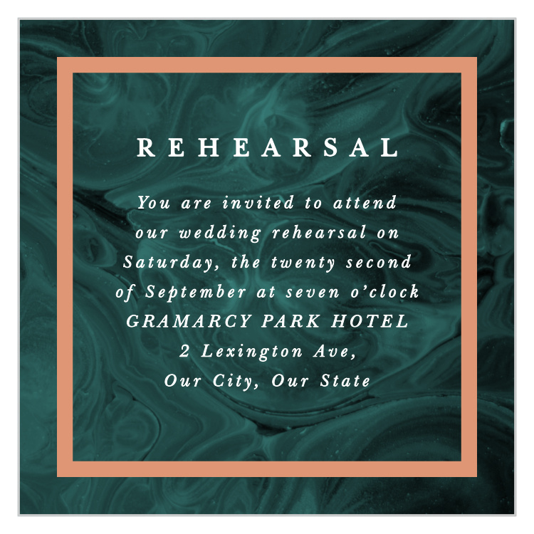 Simply Formal Rehearsal Cards