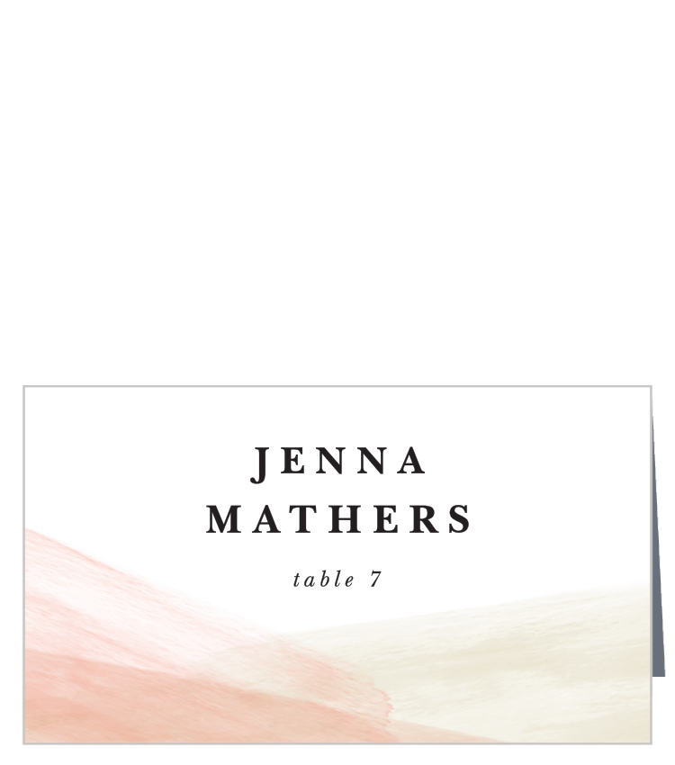 Paint Overlay Place Cards