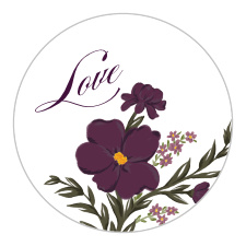 Our Blooming Frame Wedding Stickers will match your wedding stationery perfectly!