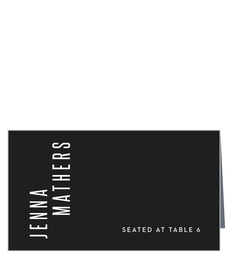 Minimal Print Place Cards