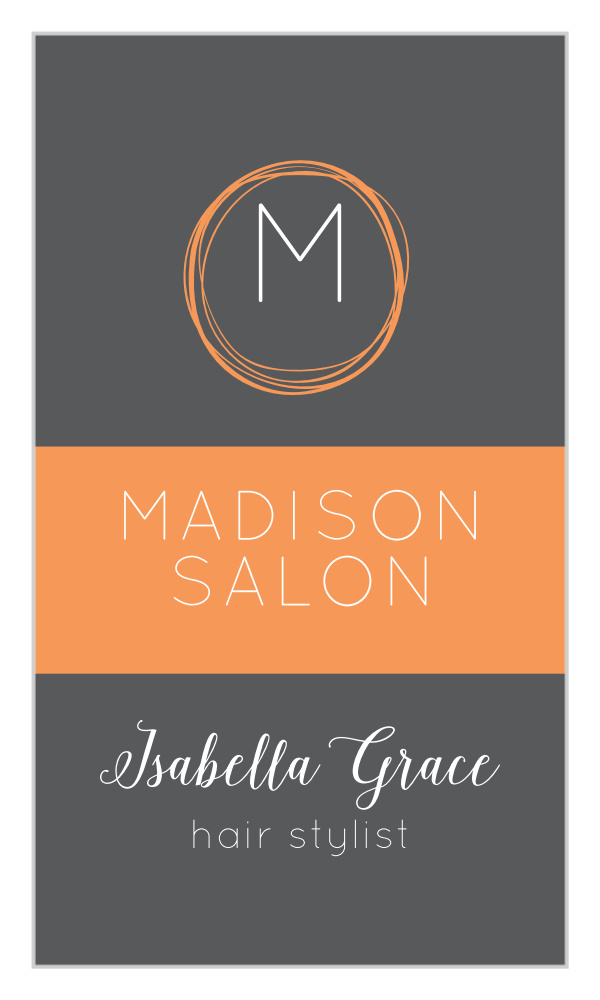 Modern Salon Business Cards