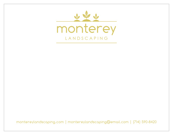 Our Seedling Landscape Business Stationery allows you to write letters or notes all while you promote your business. 