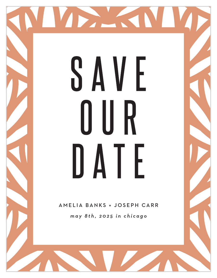 Bold Frame Save the Date Magnets