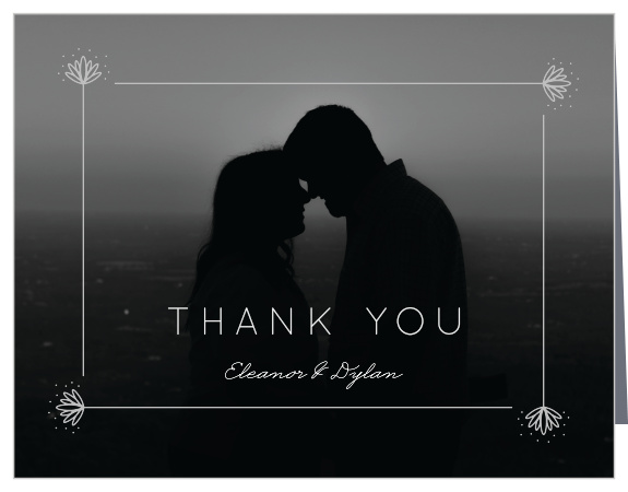 Our Classic Texture Wedding Thank You Cards are a perfectly gorgeous way to thank your loved ones and supporters. 