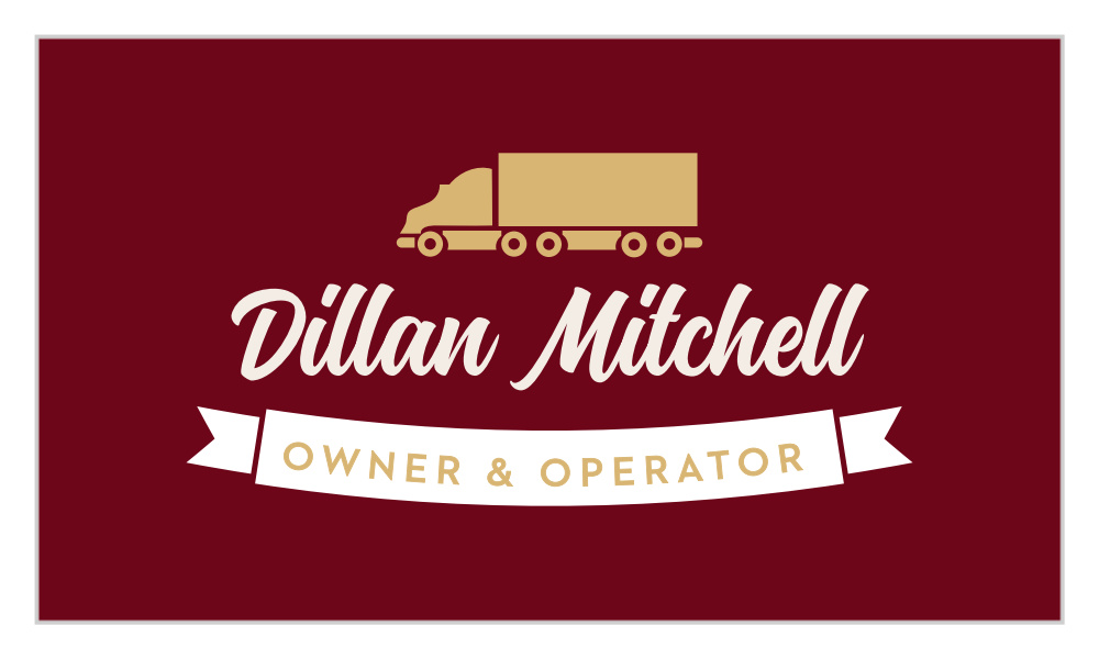 Trucking Company Business Cards