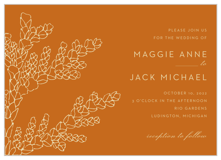 Our Desert Dreams Wedding Invitations have a distinctly outdoorsy vibe that will suit your wedding perfectly!