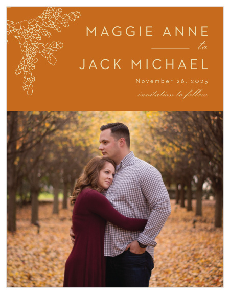 Our Desert Dreams Save-the-Date Cards feature a beautiful photo of you as a couple!