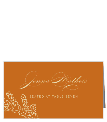 If you have a large wedding, the Desert Dreams Place Cards are a great way to ensure everyone finds a place to sit at the reception!