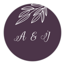 Our Wreath of Love Wedding Stickers are a fun addition to your wedding invitation package! 