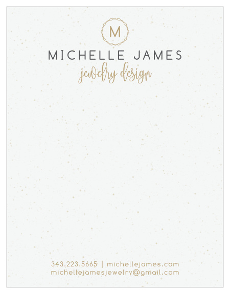 If you're looking for a minimalist design for your stationery, our Gold Rings Business Stationery could be just right!