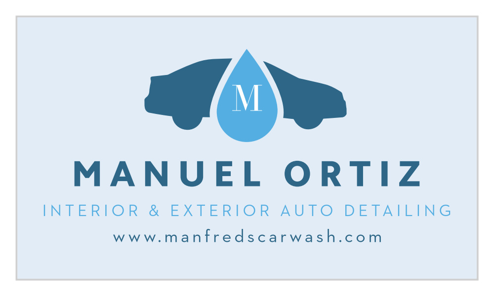 Clean Car Wash Business Cards