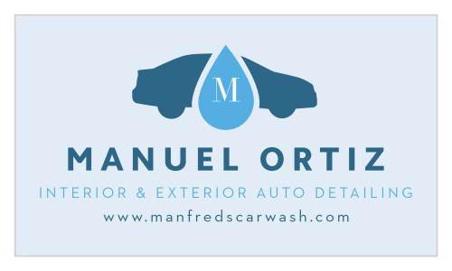 Represent you and your business with the simplistic yet professional look of our Clean Car Wash Business Cards.