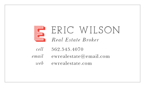 Our Minimal Monogram Business Cards are perfect for people in any sector to promote their business!